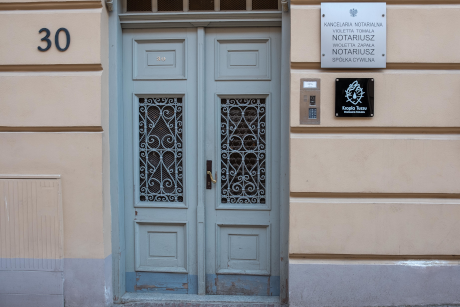 Wnętrze kancelarii notarialnej przy ul. Sienkiewicza 30/4 w Kielcach